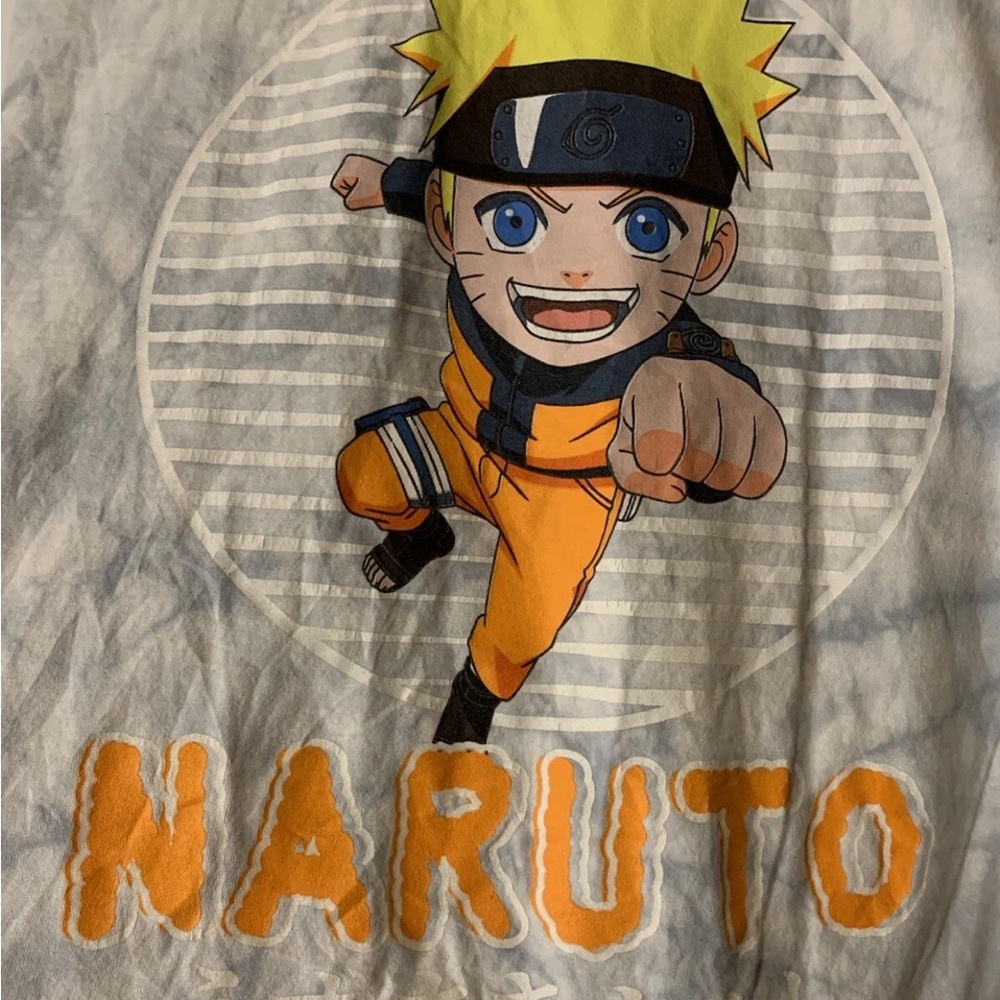 2007 Naruto‎ Shippuden Gray T-Shirt Size M